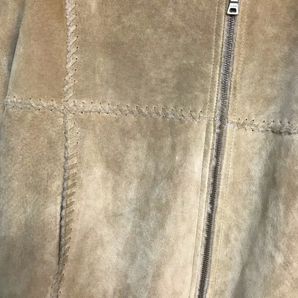 Vintage Guess Suede Patchwork Jacket